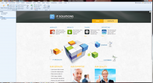 Artisteer Load IT Solutions Template